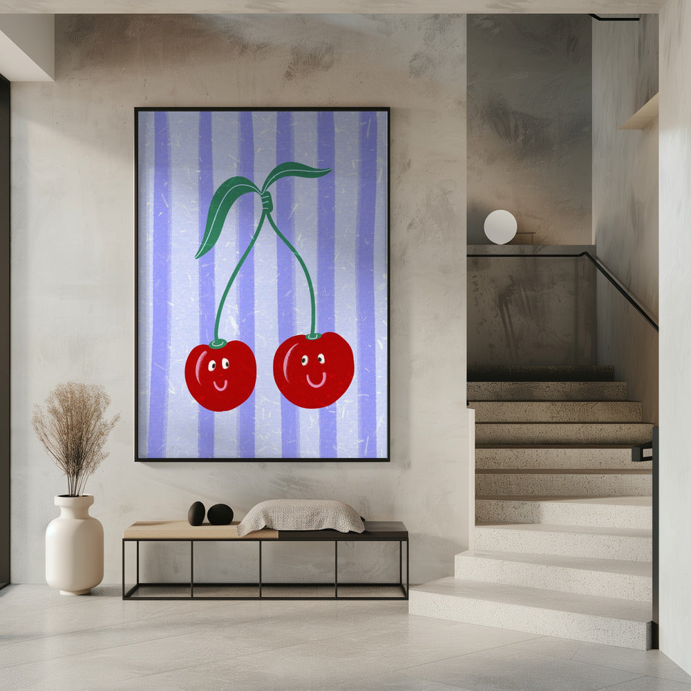 Hello cherries | Poster