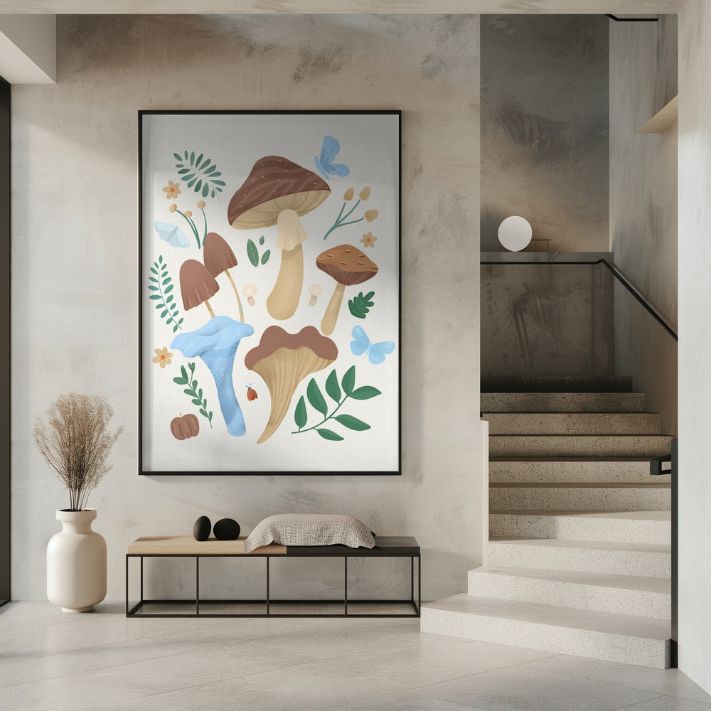 Mocha Fungi | Poster