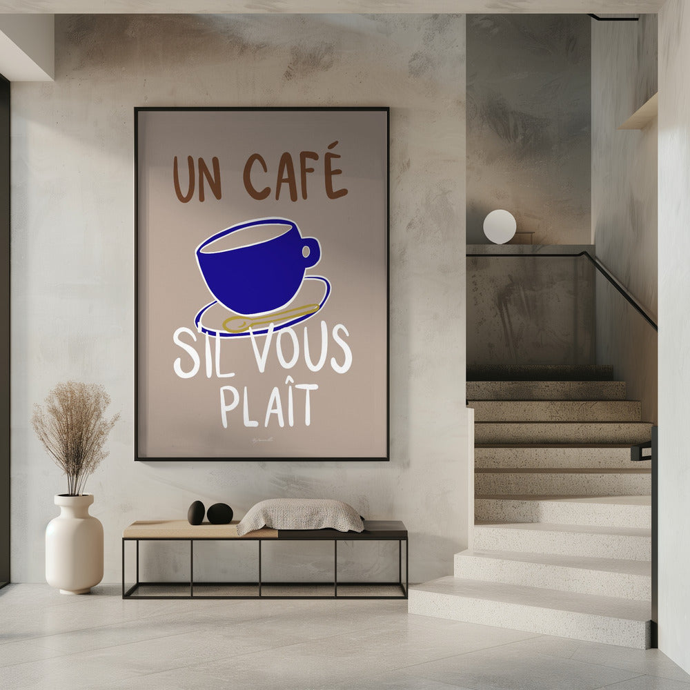 Un café | Poster