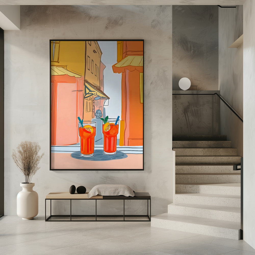 Two Aperols Please! | Poster