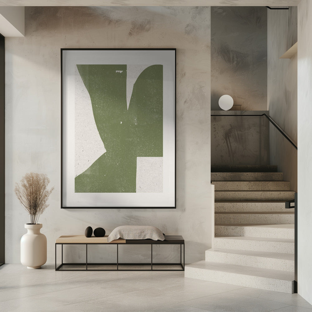 Green Abstract Form | Poster