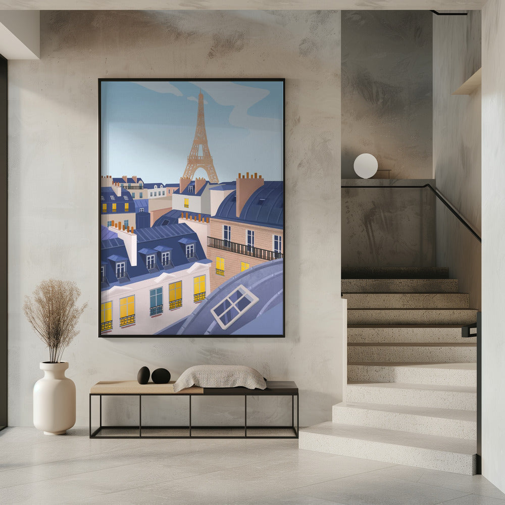Paris Rooftops | Poster