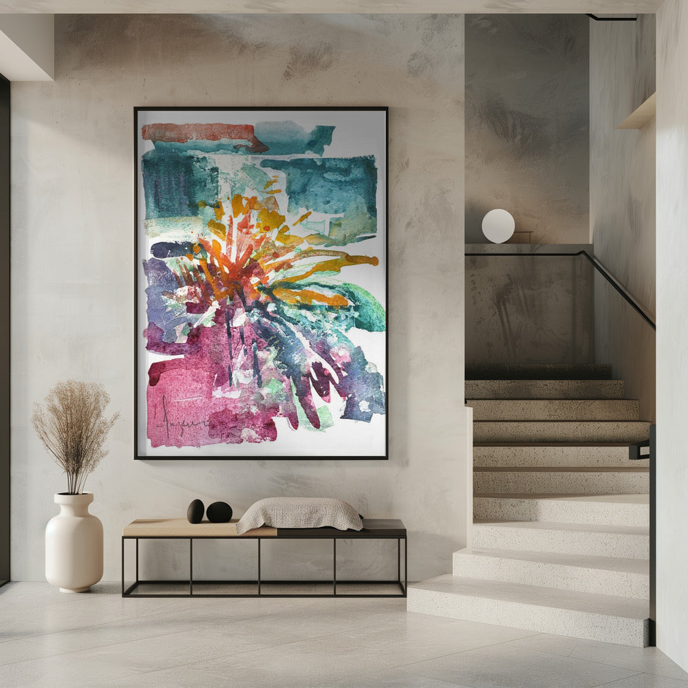 Orchid Passion Watercolor | Poster