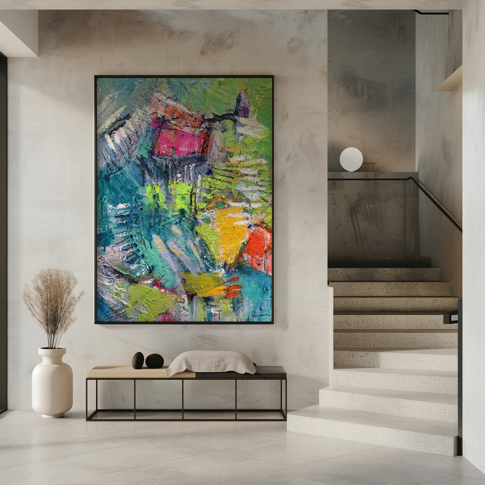 Expressionist Colorful Abstract | Poster