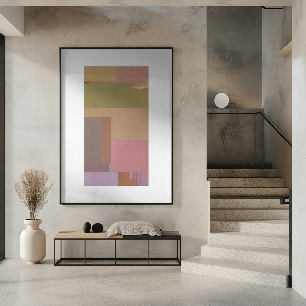 Abstract Textured Composition 5 | Poster