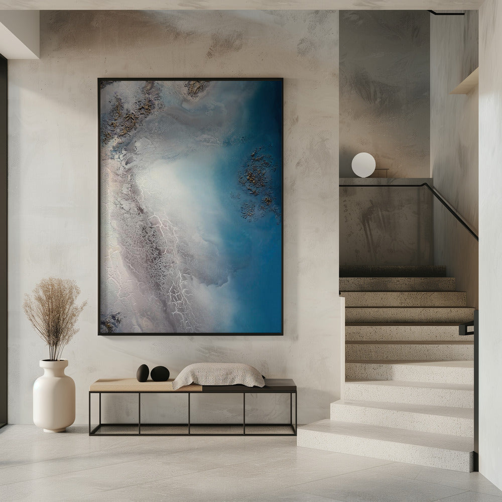 Aerial Beach  - Seaside Whispers 2 | Poster