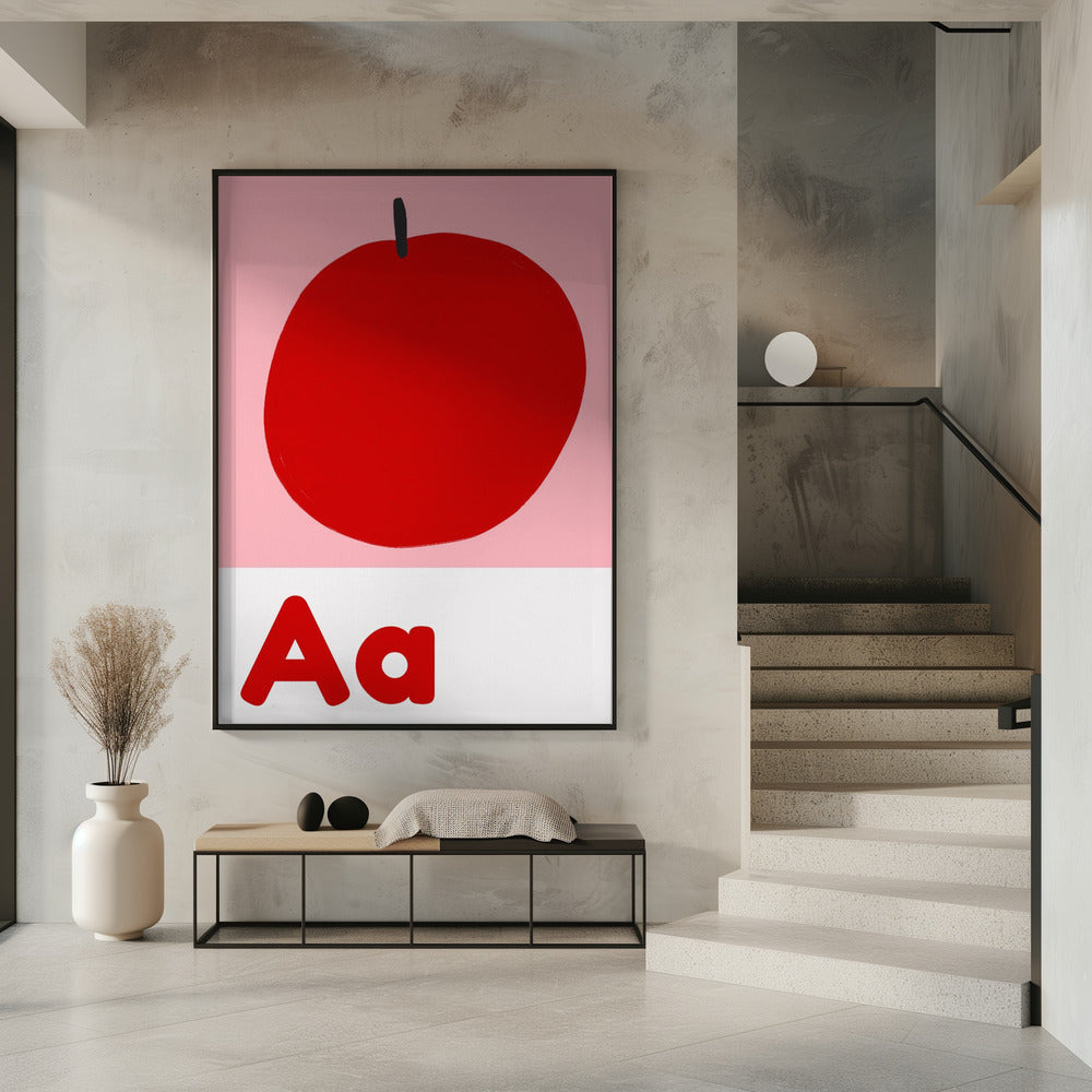 Red Apple Alphabet | Poster