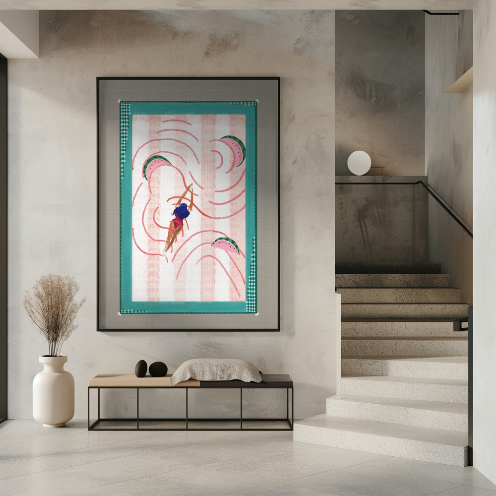 Watermelon dive | Poster