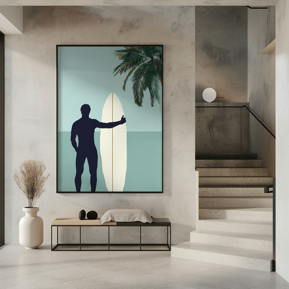 Surf Blue 1 | Poster