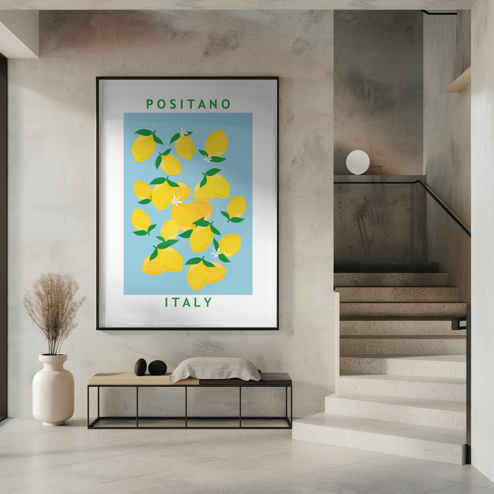 Lemons Flower Market | Poster