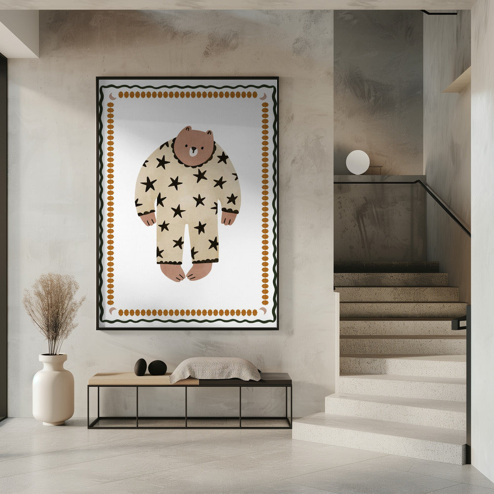 Starry Pajama Bear | Poster