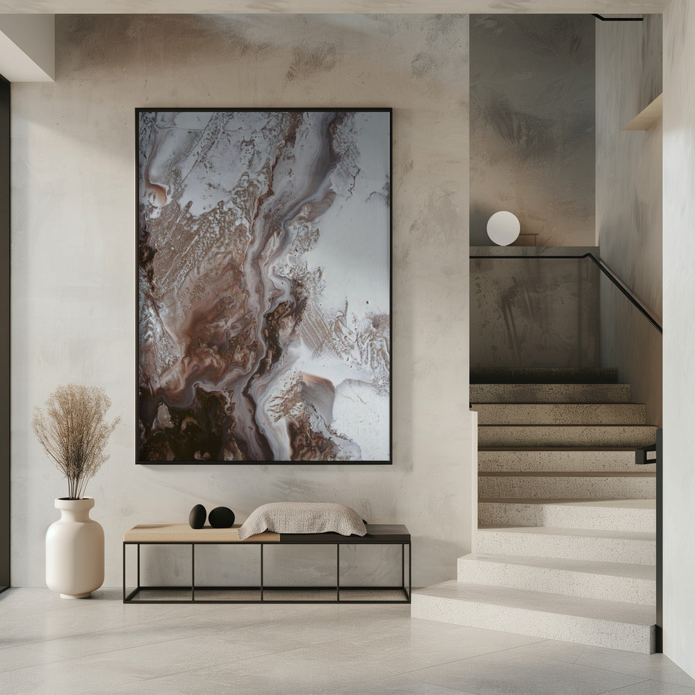 Timeless Art -Earthly Currents 2 - earth marble | Poster