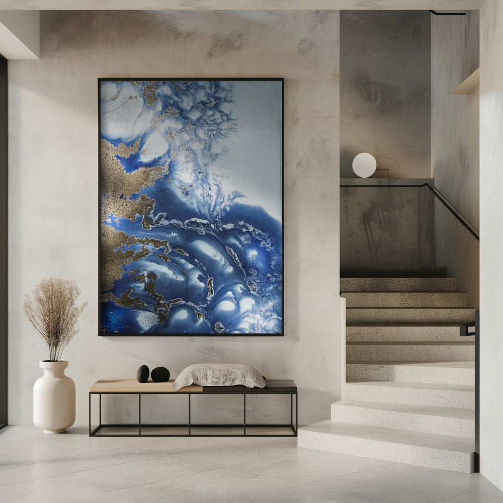 Peaceful - Ocean Wave Waltz  - Oceanic textures | Poster