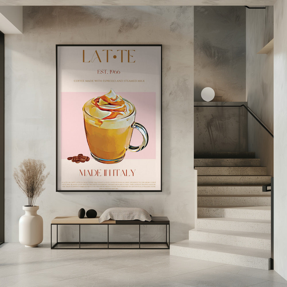 Creamy Latte Delight | Poster