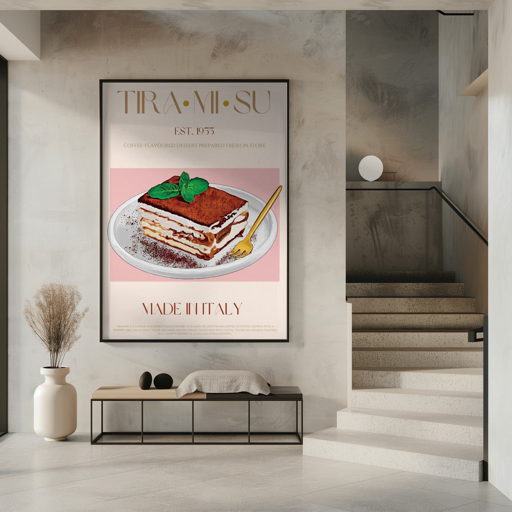 Classic Italian Tiramisu Print | Poster