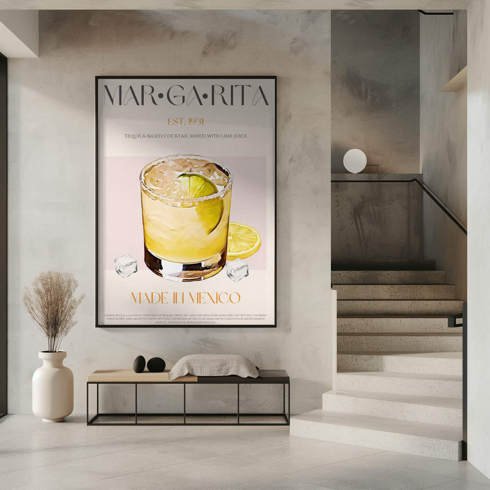 Margarita Print Cocktail | Poster