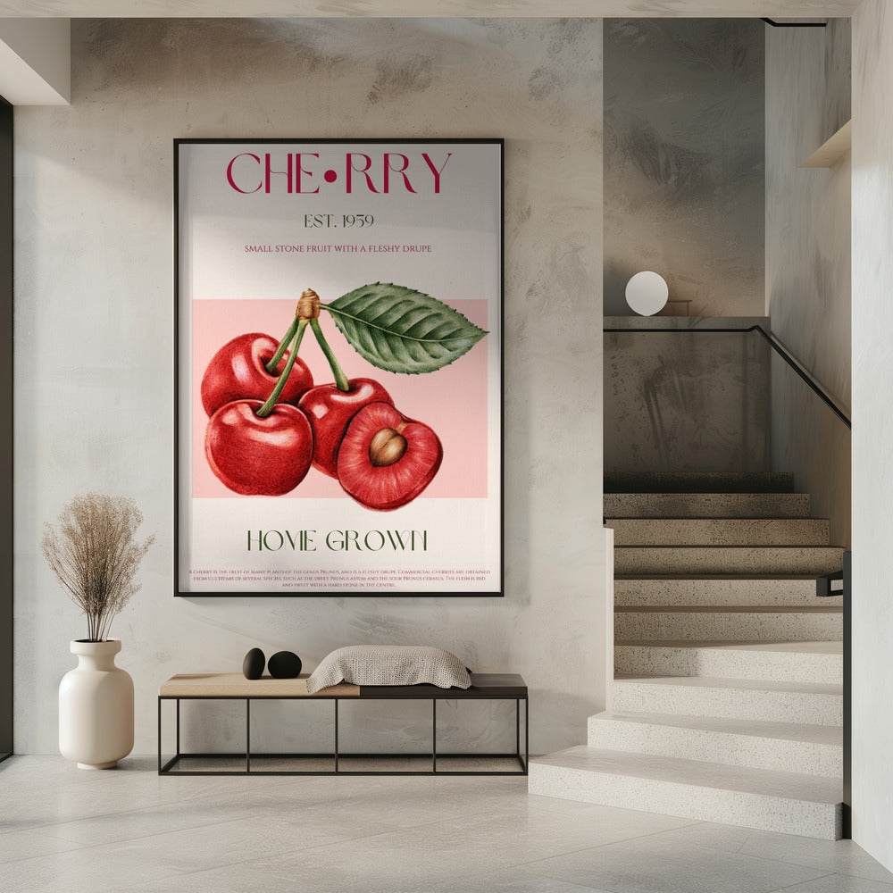 Sweet Red Cherries | Poster
