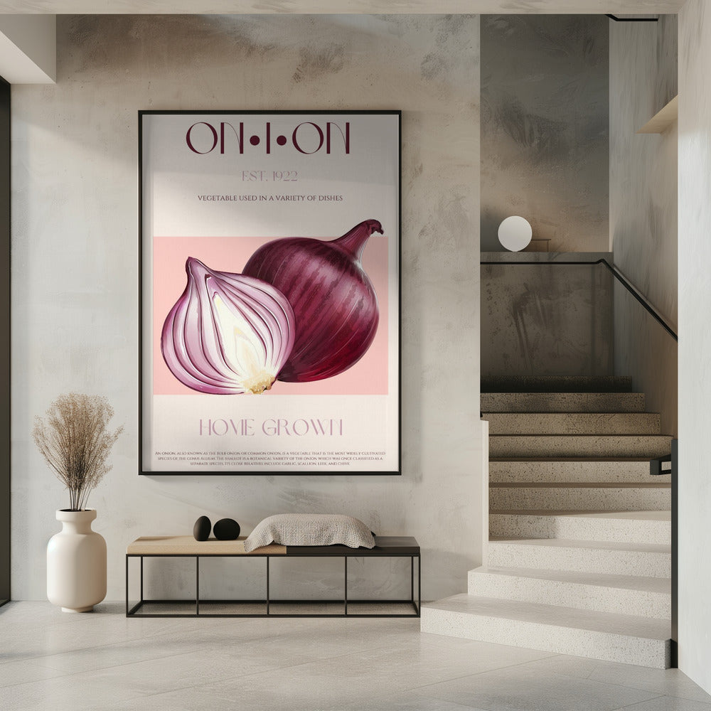 Onion Elegance | Poster