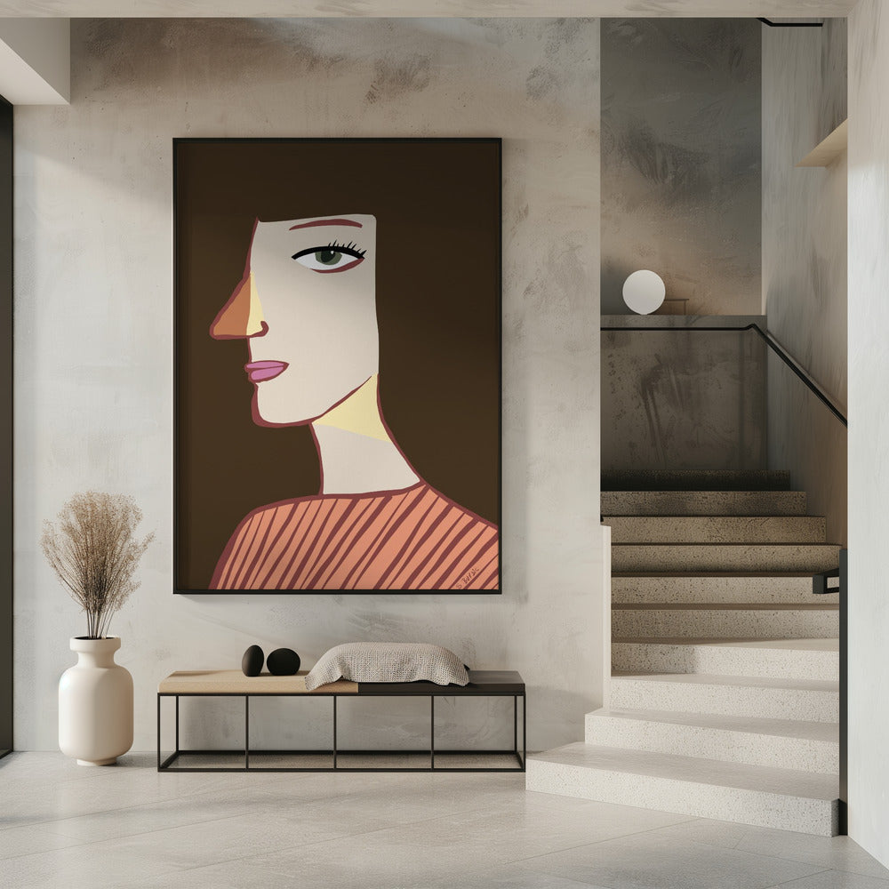 Woman profile | Poster