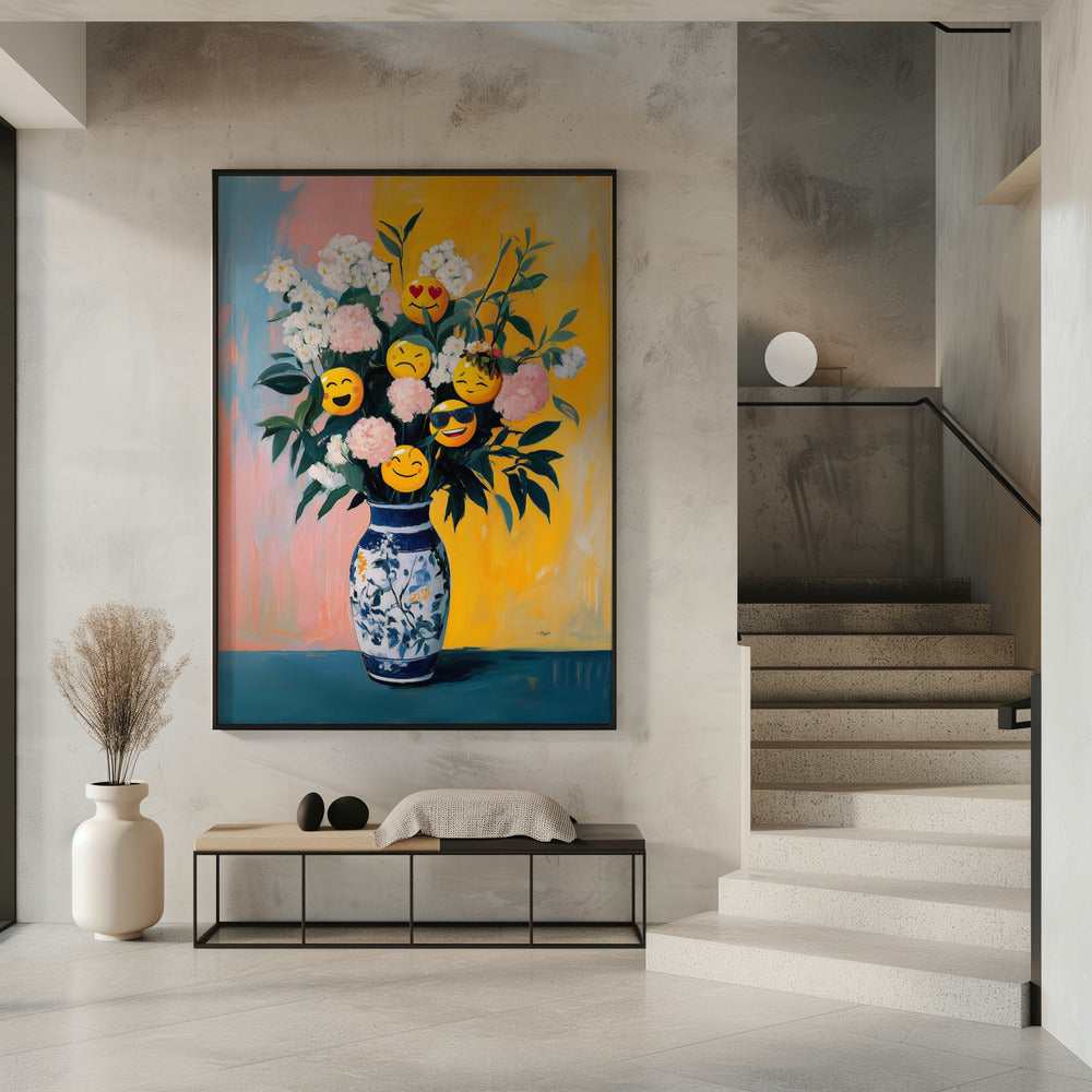 Floral Emojis | Poster