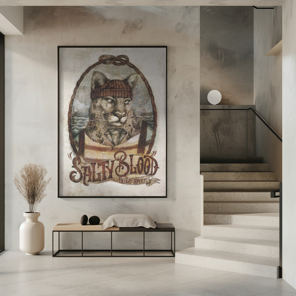 Oceanic Feline | Poster