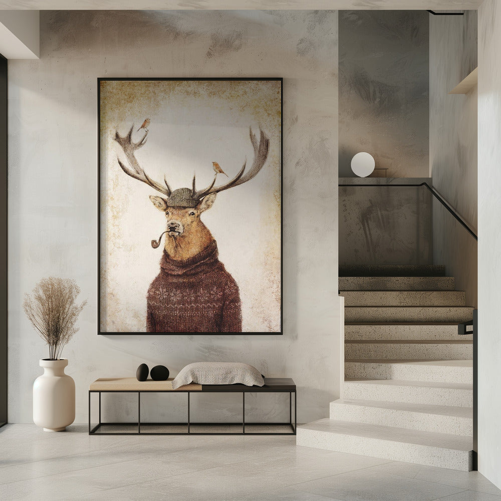 Winter Stag | Poster
