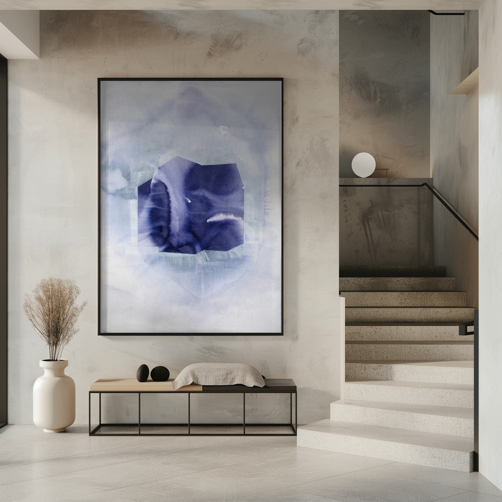 Mystic Indigo Shape | Poster