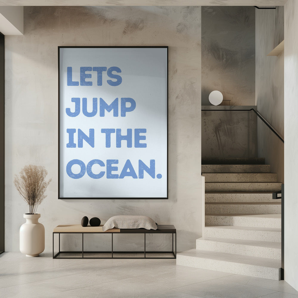 Lets Jump In the Ocean | Poster