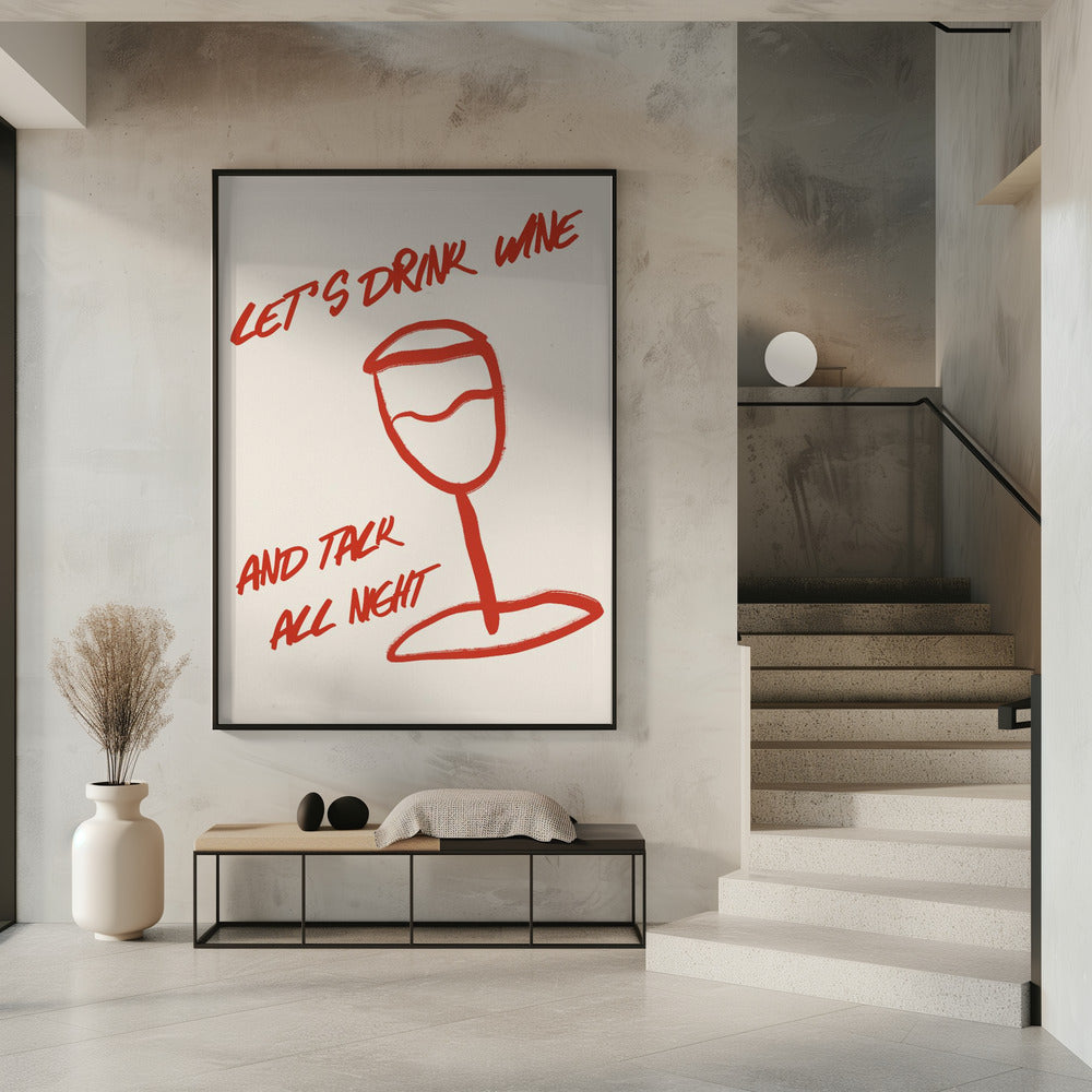 Wine &amp; Words Unwind | Poster