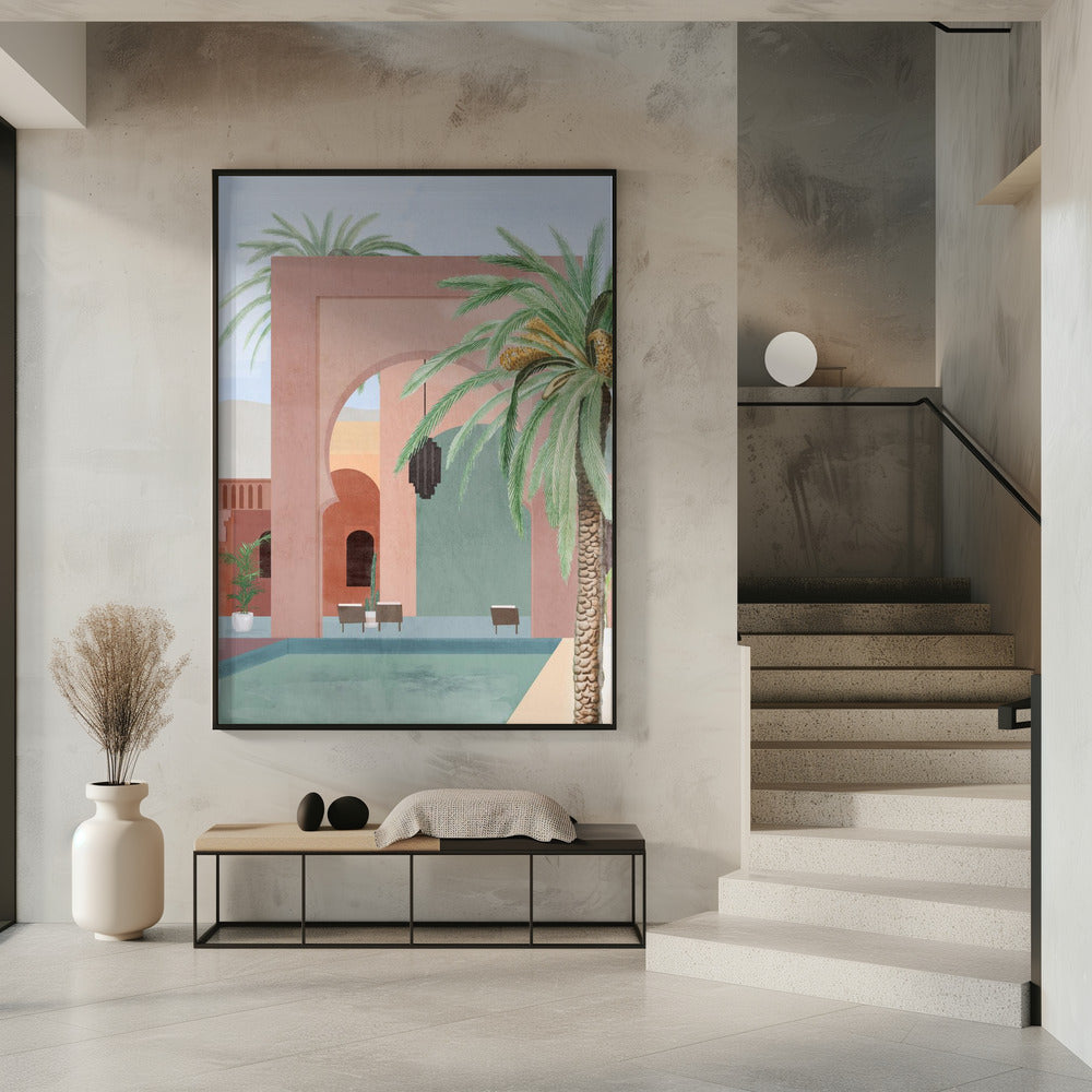 Moroccan Pool | Poster