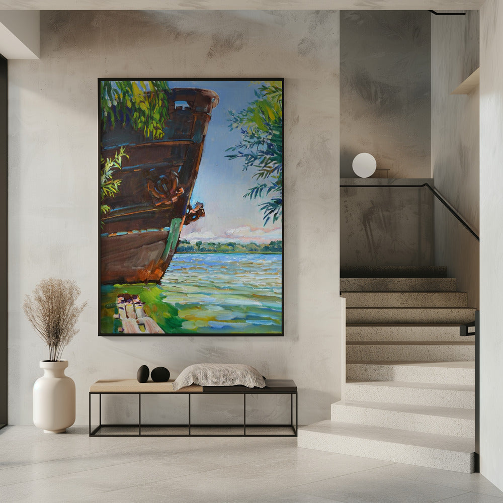 Ship On The River | Poster