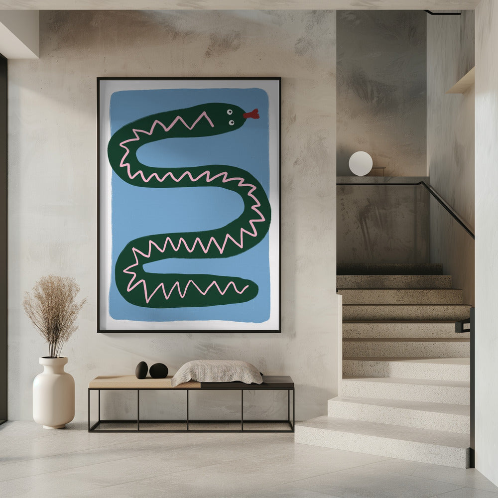 Wiggly Serpent Tale | Poster