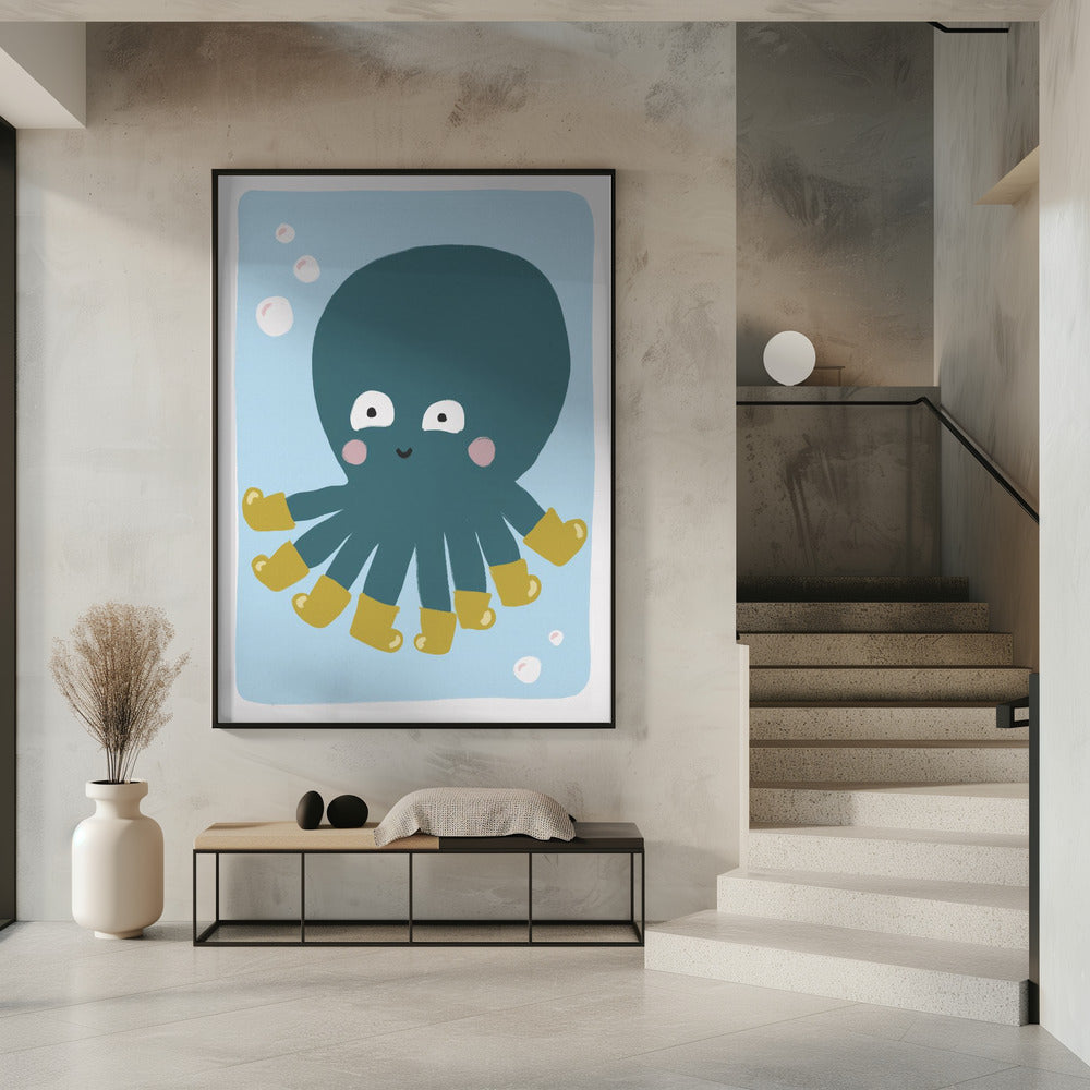 Booted Octopus Fun | Poster
