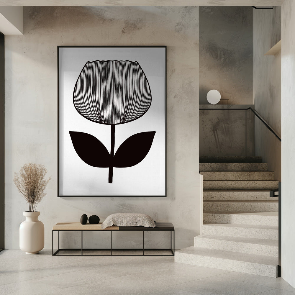 Monochrome Blossom | Poster