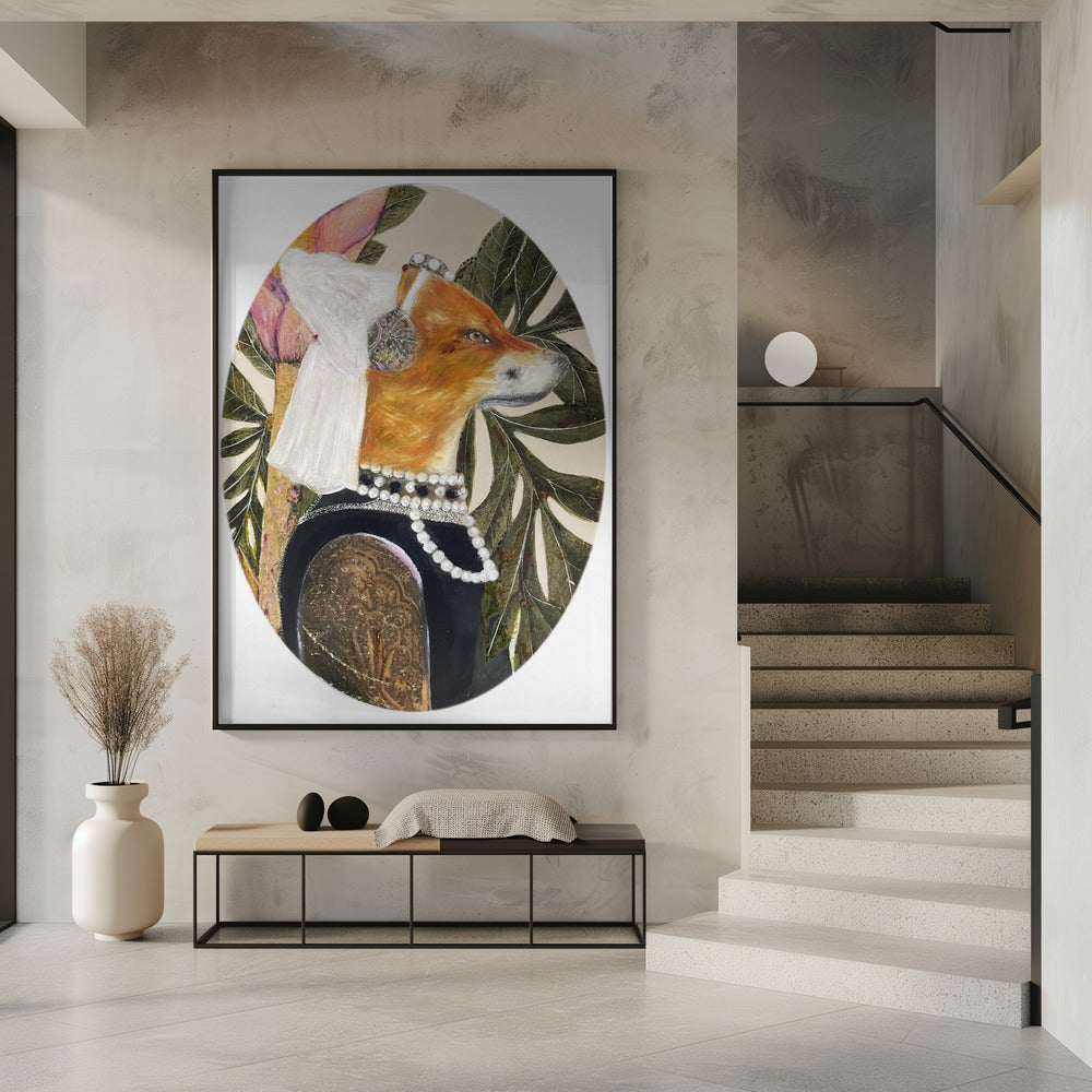 Fox Dressed In Renaissance Attire | Poster