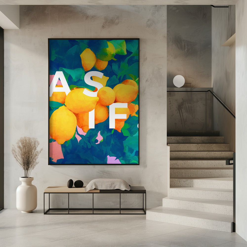 Bright Yellow Lemons | Poster