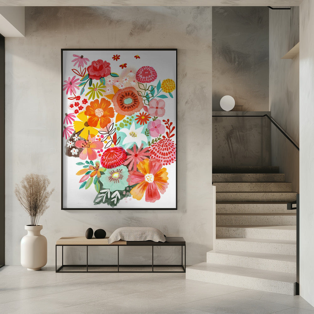 Summer Garden In Full Bloom | Poster