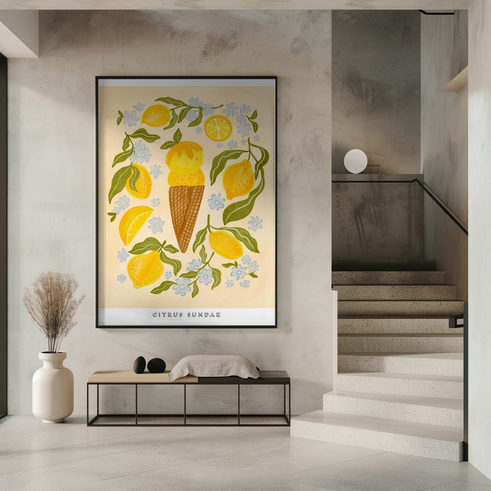 Citrus sundae | Poster