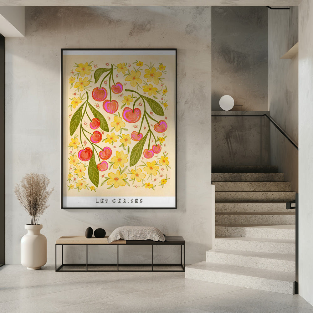 Whimsical Cherry-Themed Design | Poster
