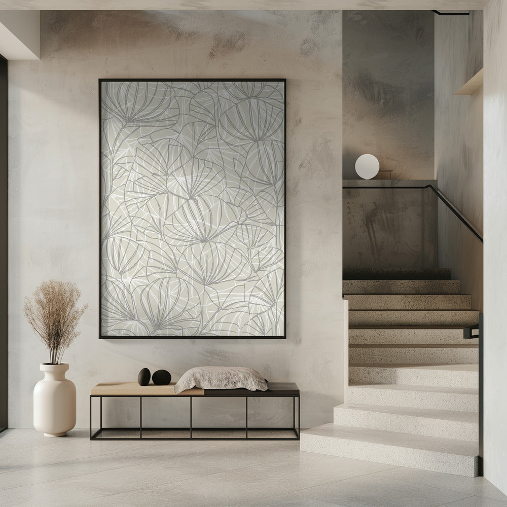 Intricate Leaf Whispers | Poster