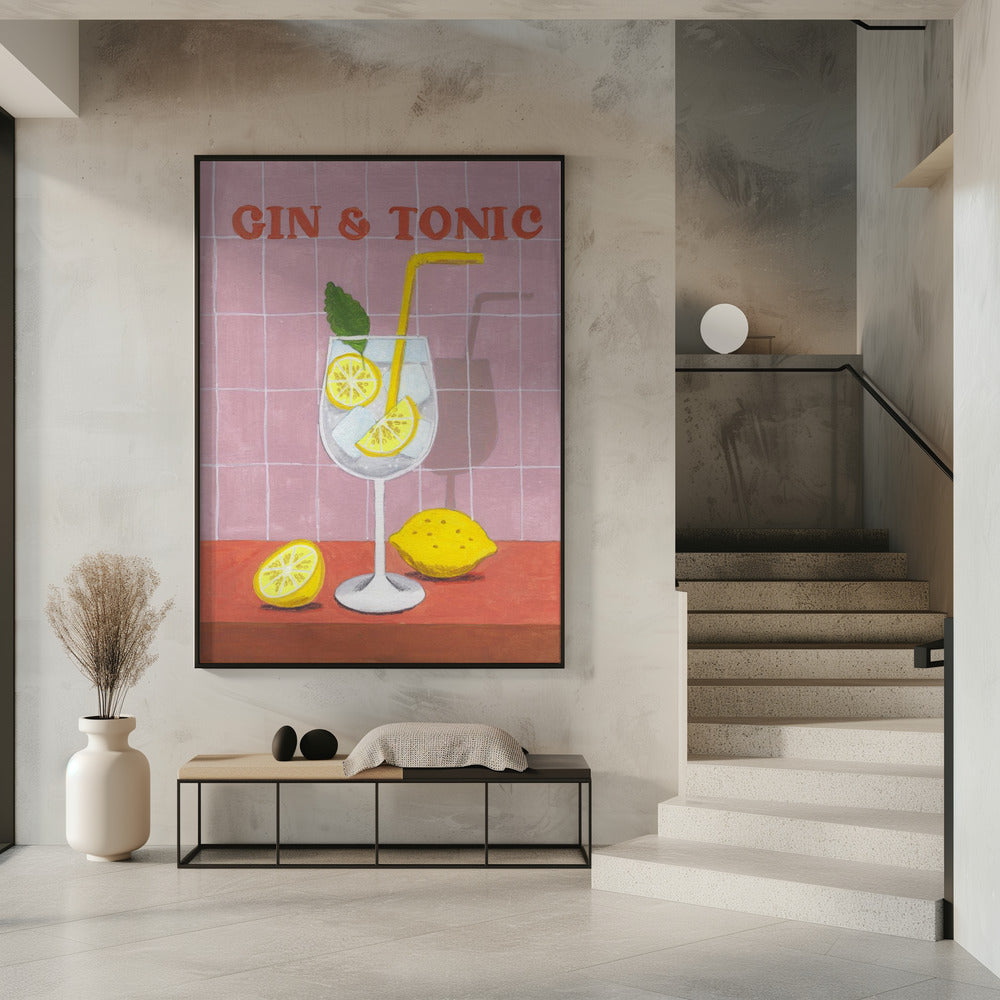 Gin and Tonic Cocktail | Poster