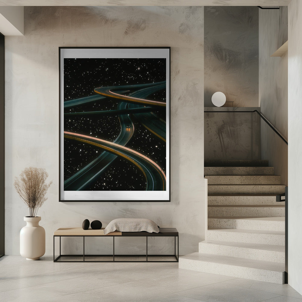 Driving Alone Thinking of You | Poster