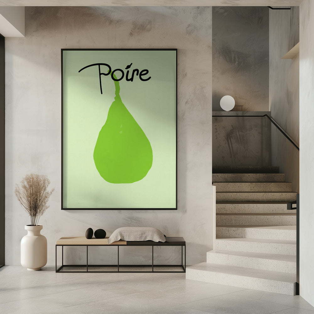 Green Pear Delight | Poster