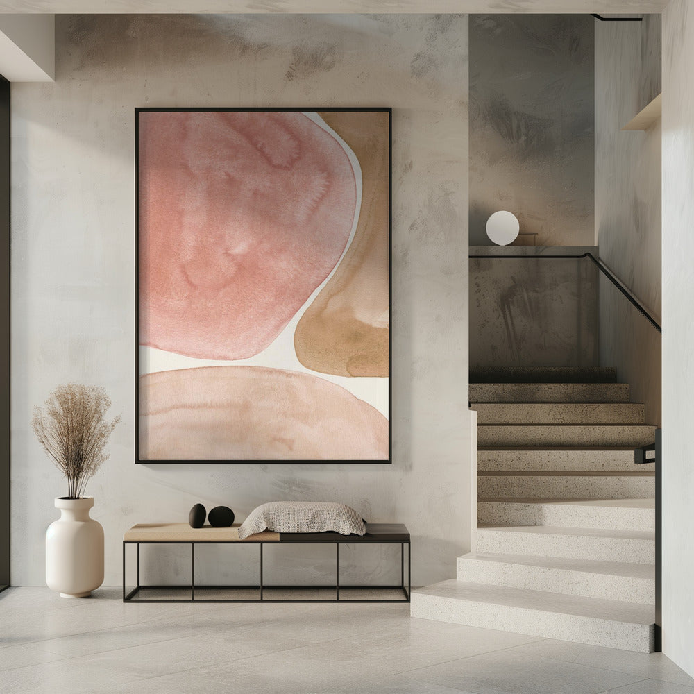 Organic Shapes in Earthy Tones | Poster