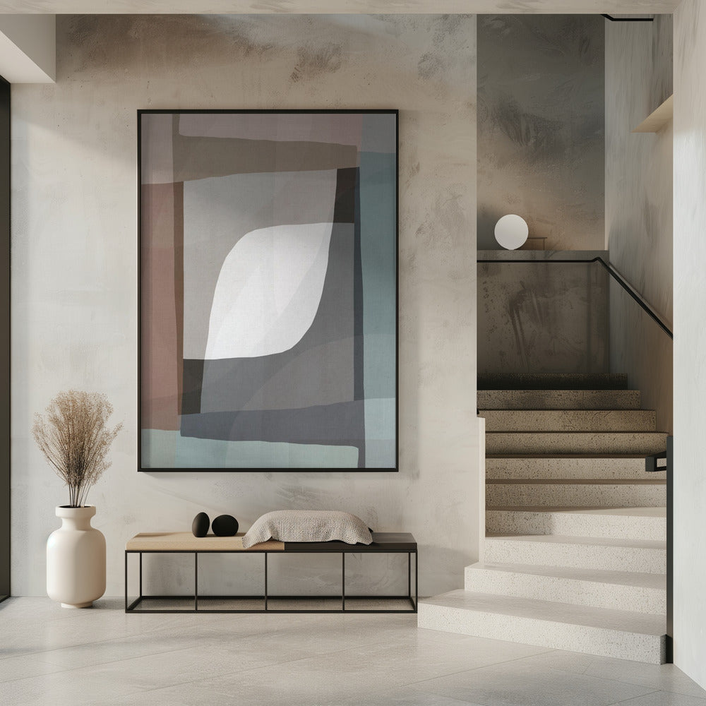 Geometric Shapes and Muted Earth Tones | Poster