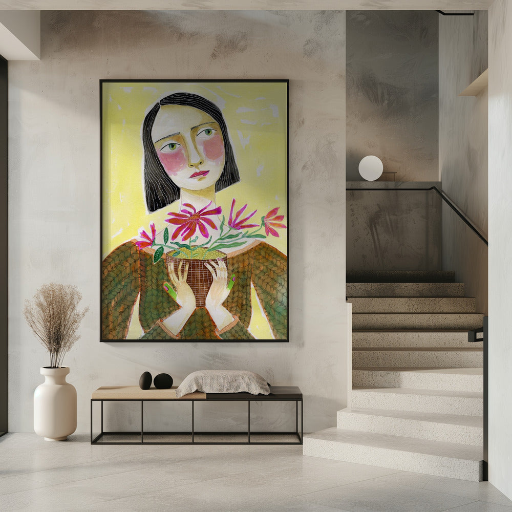 Plant Mum with green thumbs | Poster