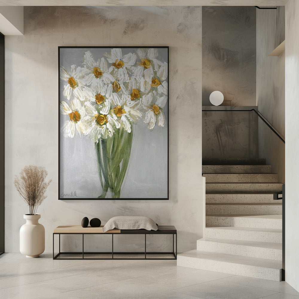 Delicate Bouquet of Daisies | Poster