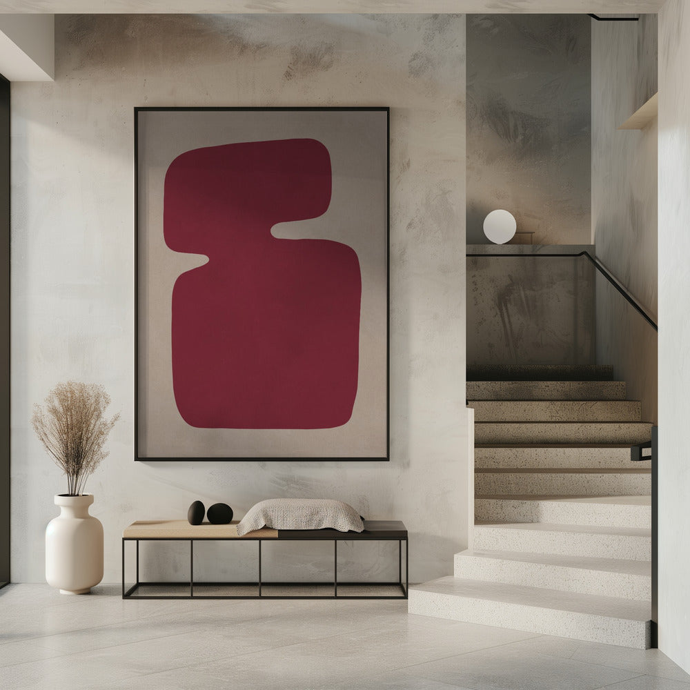 Crimson Silhouette | Poster