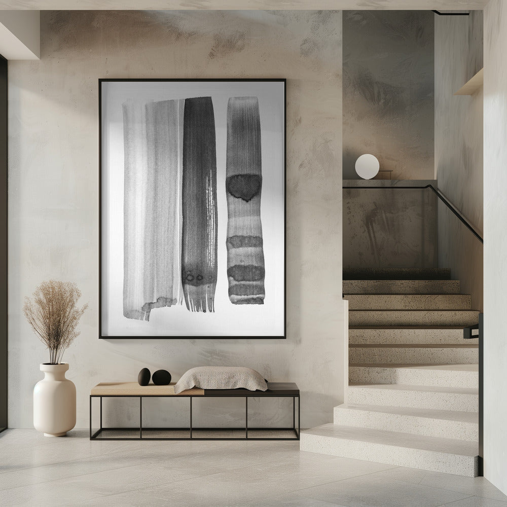 Monochrome Strokes | Poster