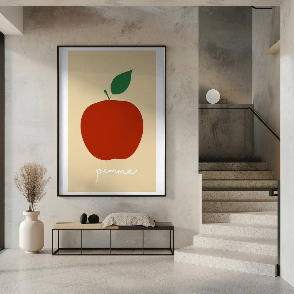 La Pomme (Bright Red) | Poster